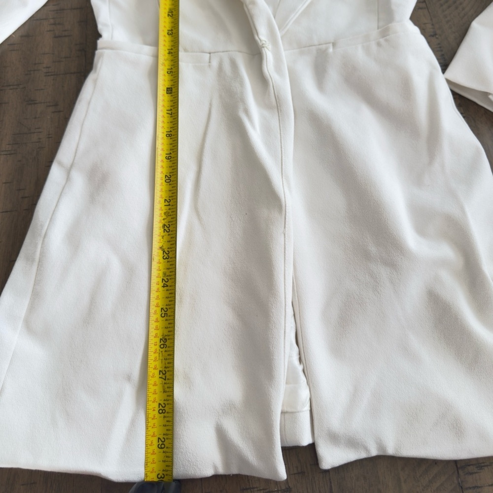 Zara White Women's Blazer - Picture 8 of 12